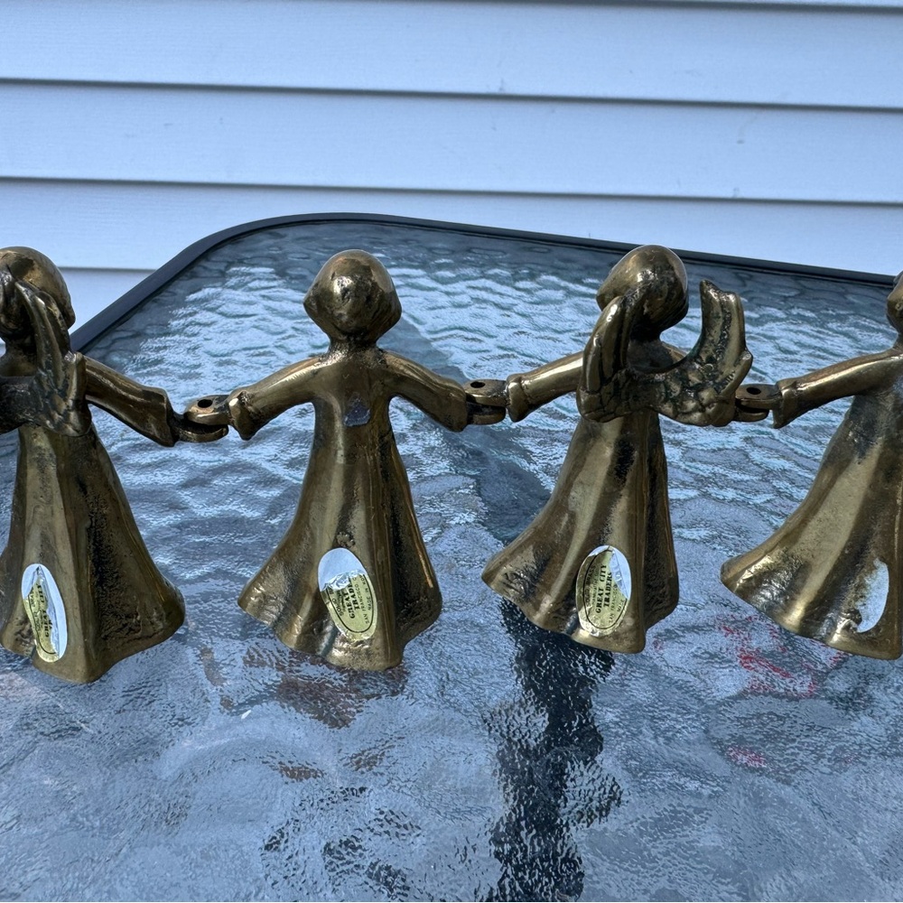 4 solid Brass Great City Traders San Francisco angels - Picture 4 of 5